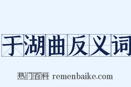 于湖曲反义词是什么意思的图片